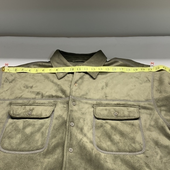 Point Zero Shacket Jacket Army Green Size Large - Picture 10 of 13